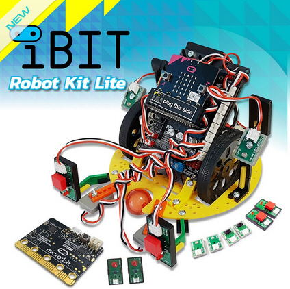 iBIT Robot Kit Lite ชุดเรียนรู้หุ่นยนต์อัตโนมัติสำหรับผู้เริ่มต้นโดยใช้ micro:bit