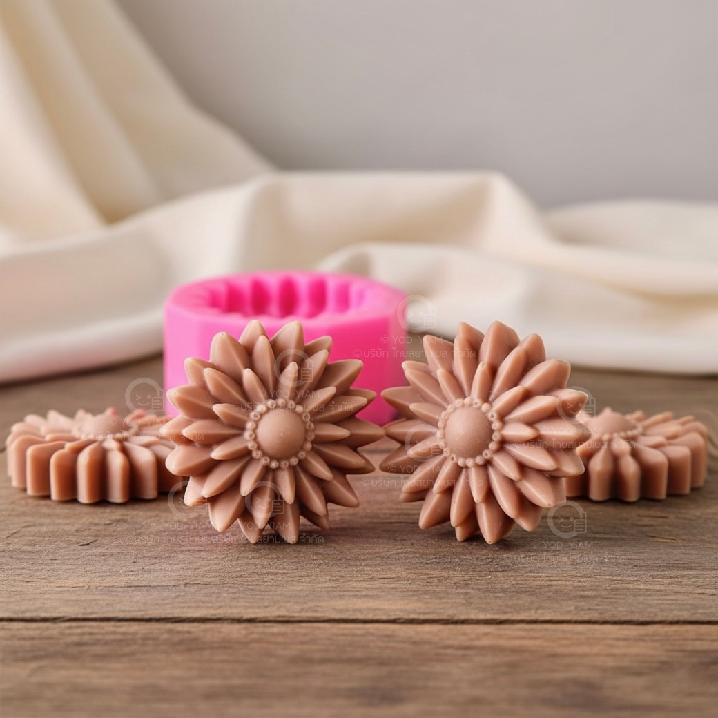 แม่พิมพ์ ดอกไม้ไทย 4 แบบ ทำอะลัวได้ 3.5cm และ 5cm