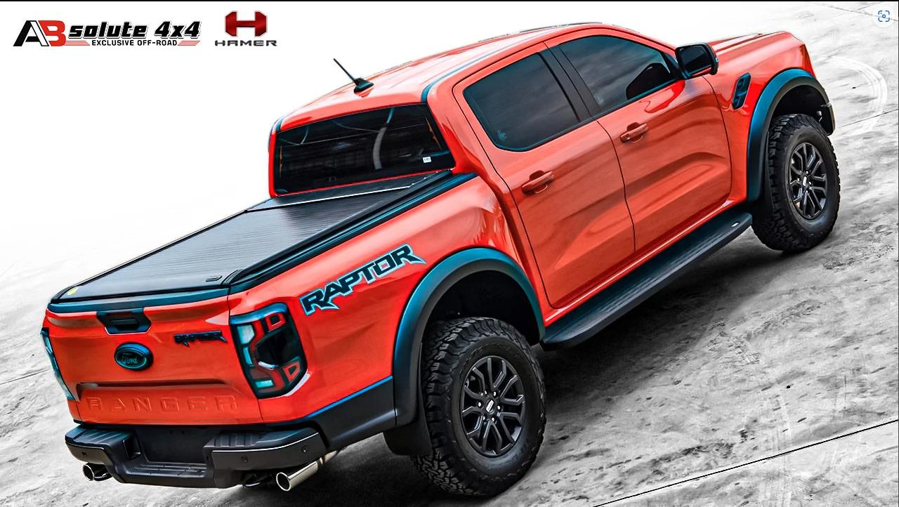 อุปกรณ์เสริมปิดท้ายรถ AUTO ROLLER LID ของรถ FORD RANGER RAPTOR NEXT GEN 2022+