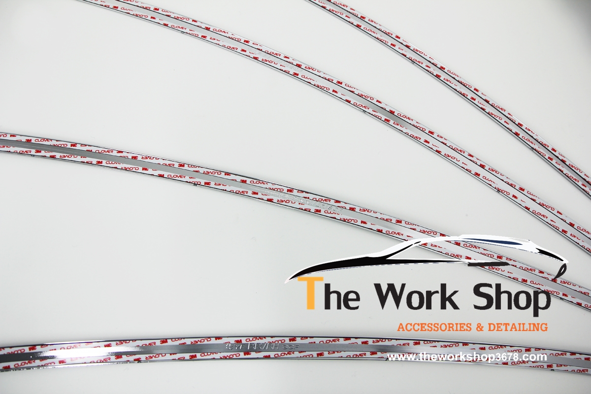 Sangcarful Upper window Accent for Sonata ( คิ้วโครเมี่ยมแต่งขอบกระจกด้านบน )