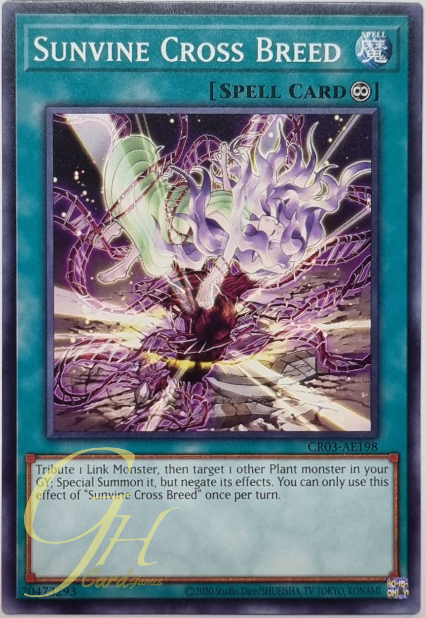 Yugioh [CR03-AE198] Sunvine Cross Breed (Common)