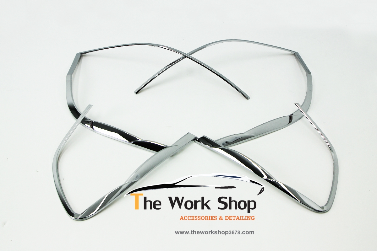 Rear Lamp Garnish / Chrome Rear Lamp Cover for Rio 5 Door ( โครเมี่ยมแต่งไฟท้าย )