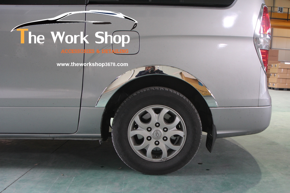 Cover Fender Molding for H-1 | 4 Pcs. and 6 Pcs. ( โครเมี่ยมแต่งซุ้มล้อ ชุด 4 ชิ้น และ 6 ชิ้น )