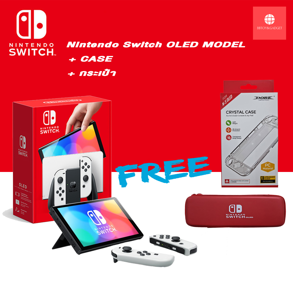 Nintendo Switch รุ่นใหม่ OLED Model หน้าจอ OLED ขนาด 7 นิ้ว ศูนย์ MAXSOFT