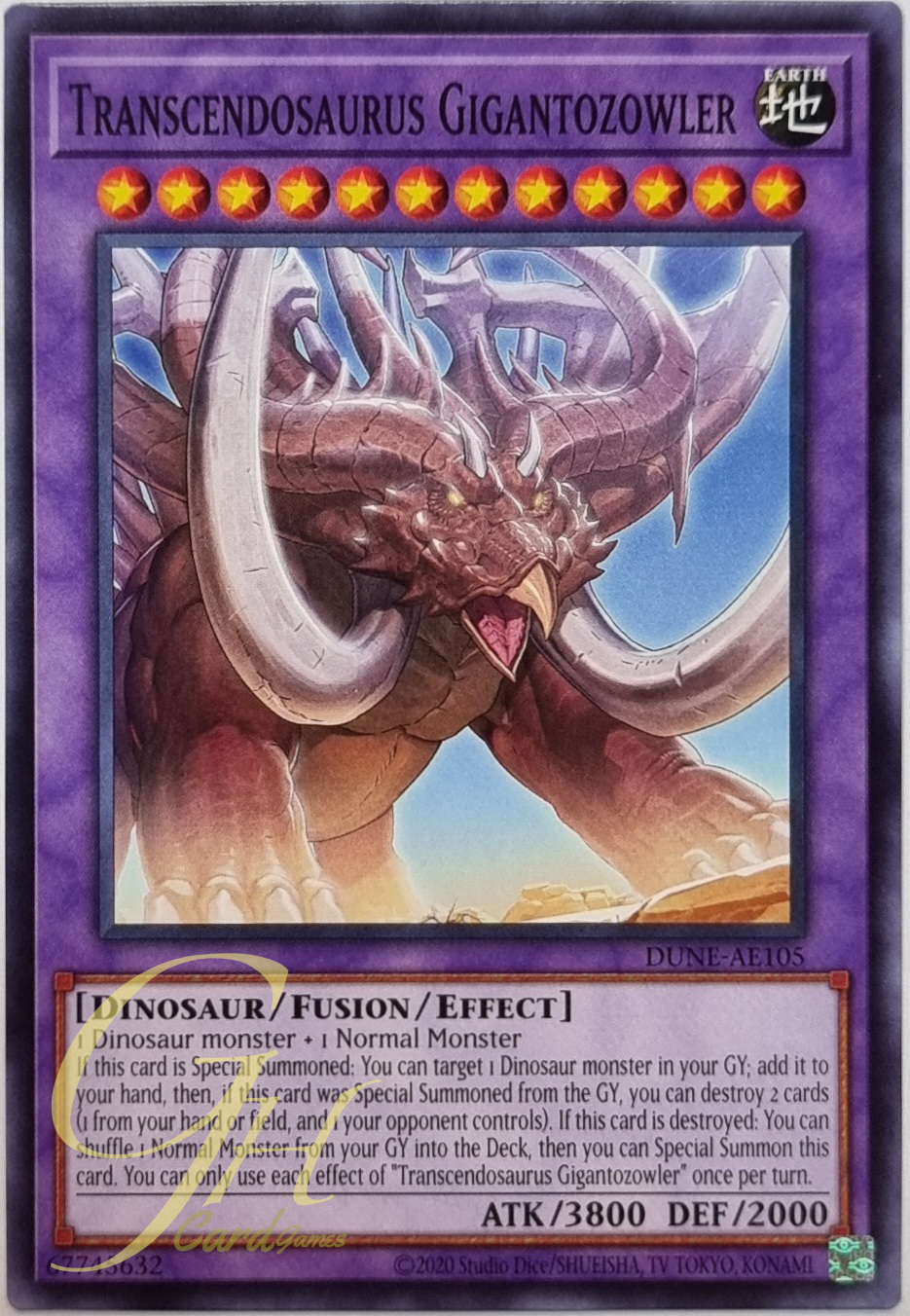 Yugioh [DUNE-AE105] Transcendosaurus Gigantozowler (Common)