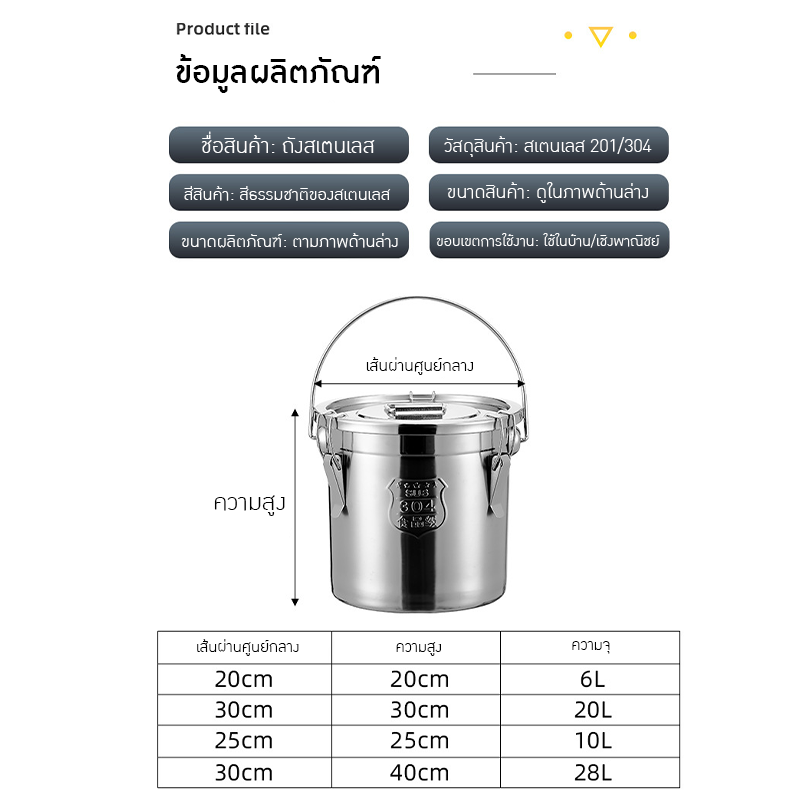 หม้อสแตนเลส หูหิ้ว TTO