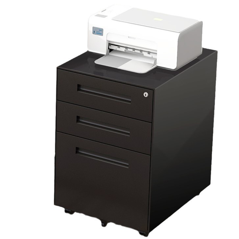 ตู้เก็บเอกสารเคลื่อนที่สำหรับออฟฟิศ พร้อมล็อคและลิ้นชัก! 📁🔒 BBA