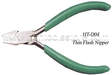 คีมปากเฉียง มินิ ด้ามเขียว 15องศา HT-D04-4.1/2" KEIBA