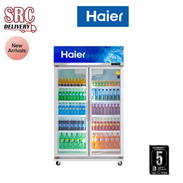 HAIER ตู้แช่เครื่องดื่ม 2 ประตู ขนาด 36 คิว รุ่น SC-1700PCS2-LED V5 รับประกันคอมเพรสเซอร์ 5 ปี สอบถามสินค้า พร้อมส่วนลด ทัก line @srchomelcd