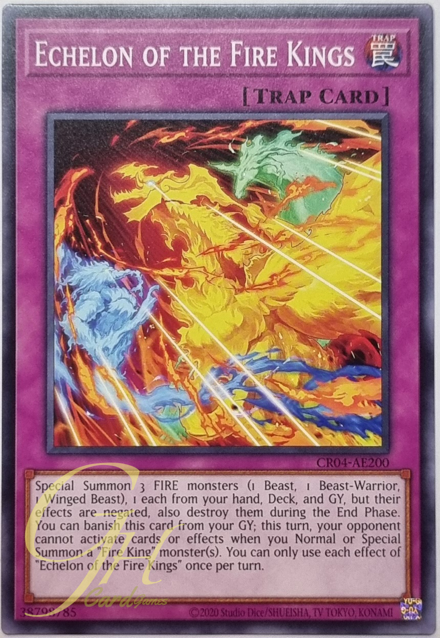 Yugioh [CR04-AE200] Echelon of the Fire Kings (Common)