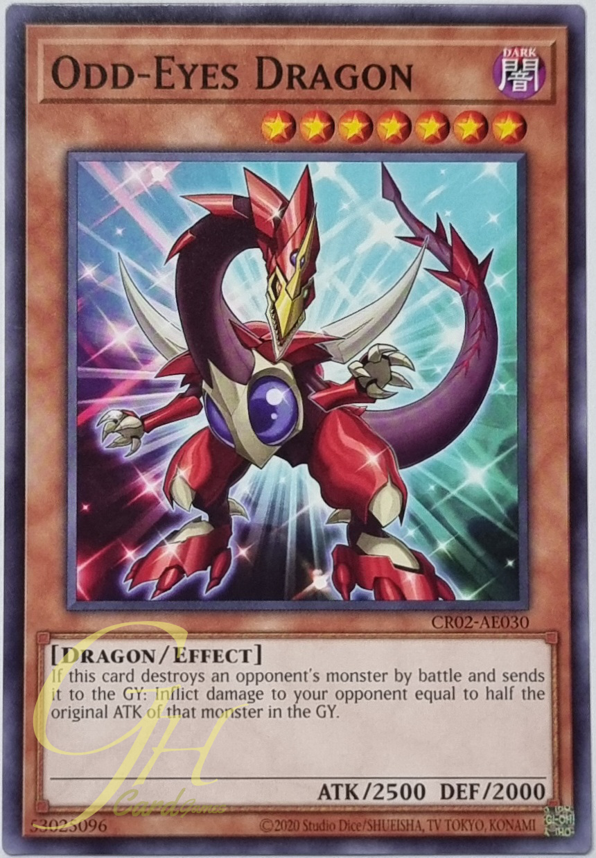 Yugioh [CR02-AE030] Odd-Eyes Dragon (Common)