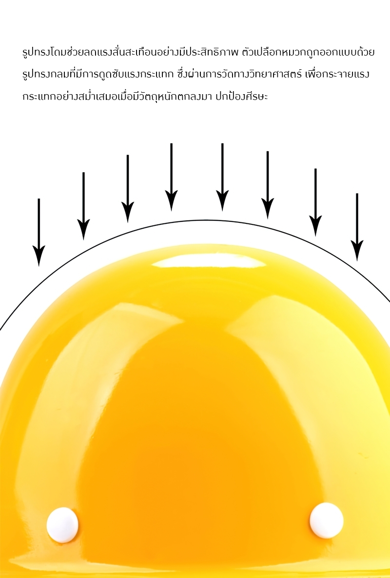 หมวกนิรภัยไฟเบอร์กลาส ABS SAFETY HELMET รุ่น BBM-01