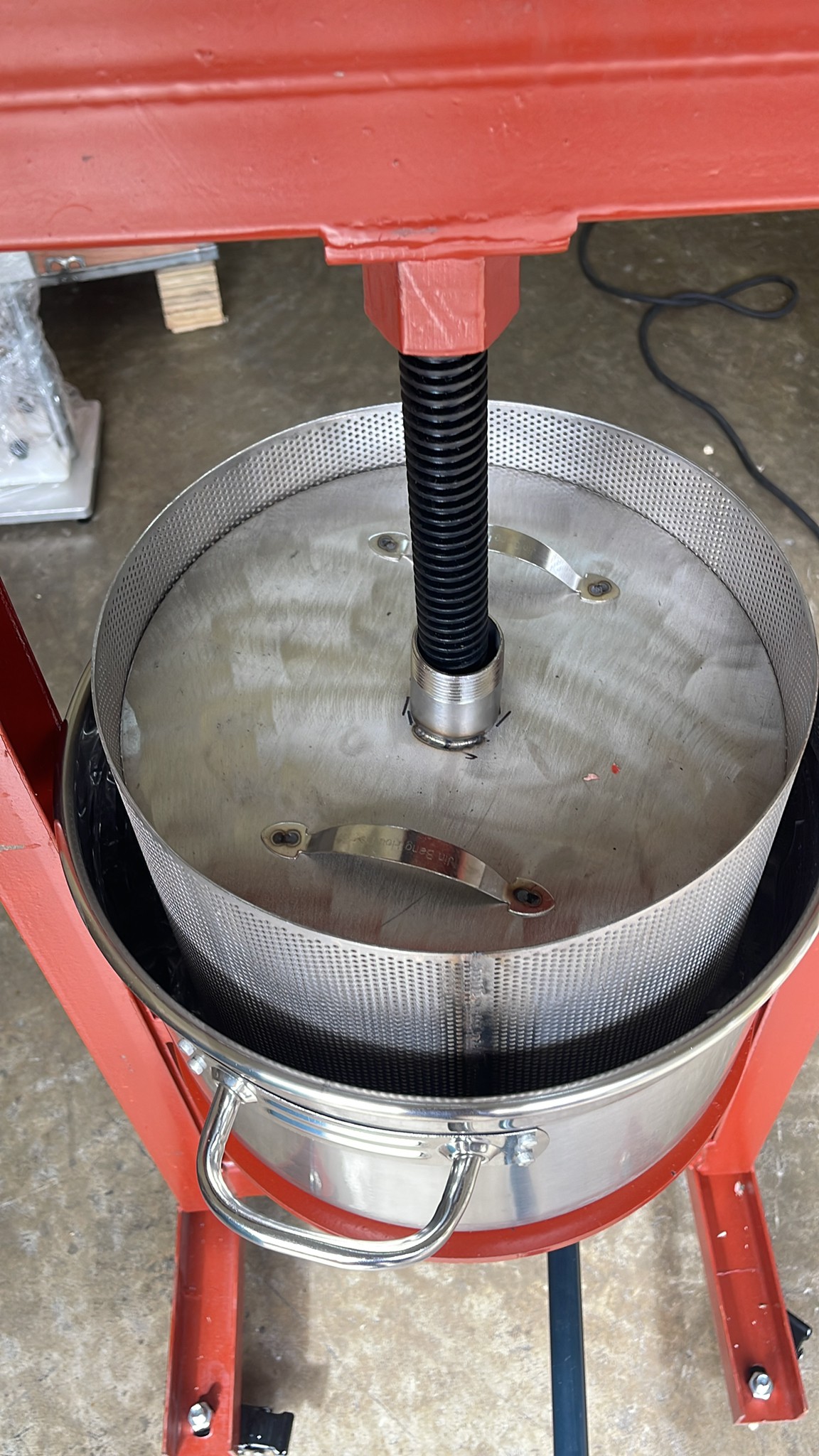 JJX-01 เครื่องกดน้ำมันหมู เครื่องคั่นน้ำผลไม้ 9L/14L/22L/98L