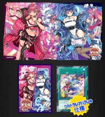 Yugioh [Playmat-YCSJ23] Yugioh Evil Twin Duel Set YCSJ Tokyo 2023 Official YCS Japanese New Limited