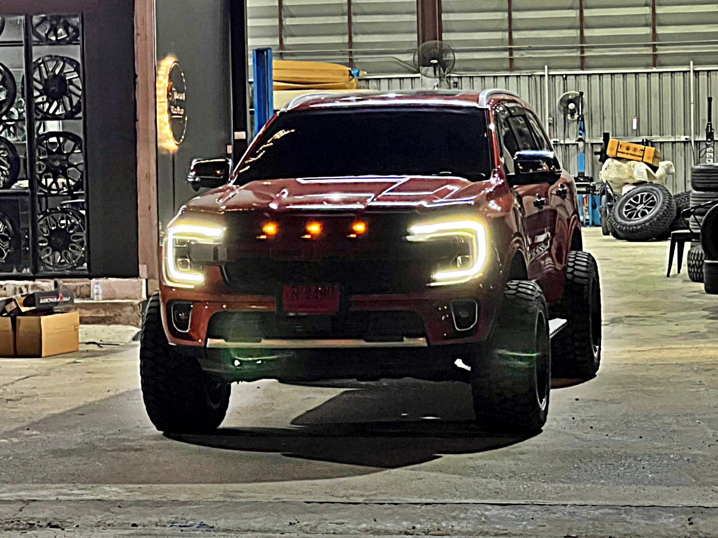 #FORD-EVEREST_NEXTGEN จองคิวมาจากสระแก้ว ทำทรงเมกาที่ STEP9