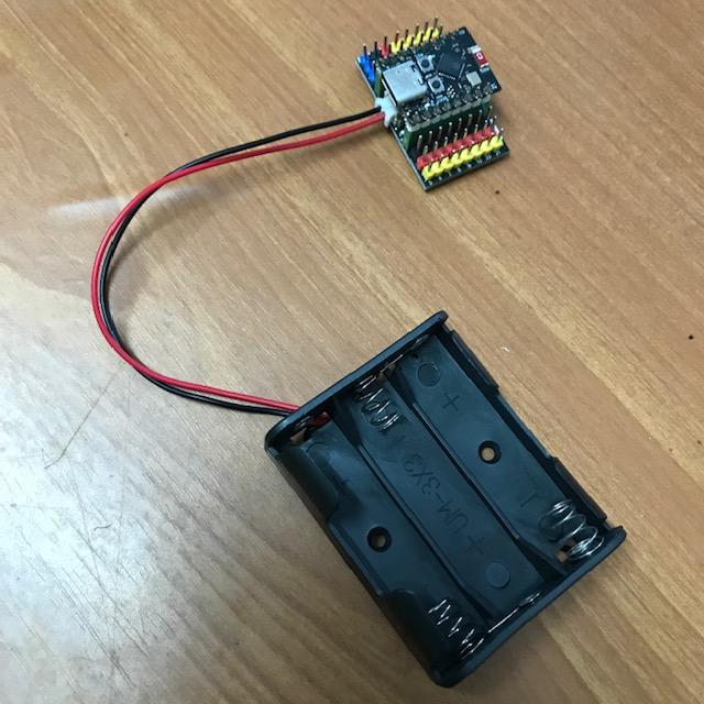 รางถ่านAA 3 ก้อนพร้อมขั้ว JST PH 2.0 mm. 2Pin สำหรับโครงงาน D.I.Y. (AA-3 Battery Holder with JST PH 2.0 connector)