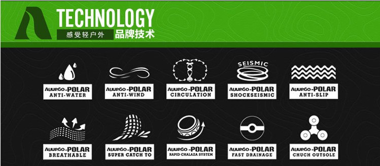 รองเท้าเดินป่าขี่จักรยาน Octopus สีเขียวอ่อน