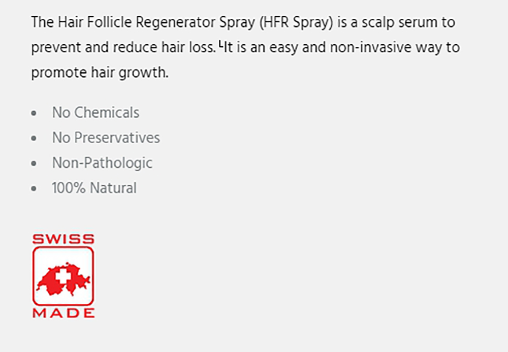 HFR - Hair Follicle Regenerator
