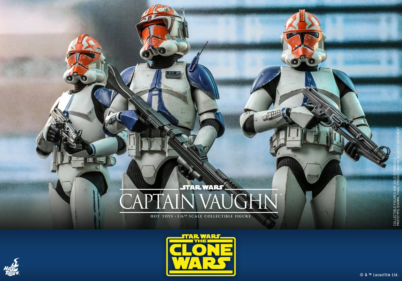 TMS 65 STAR WARS : THE CLONE WARS – CAPTAIN VAUGHN