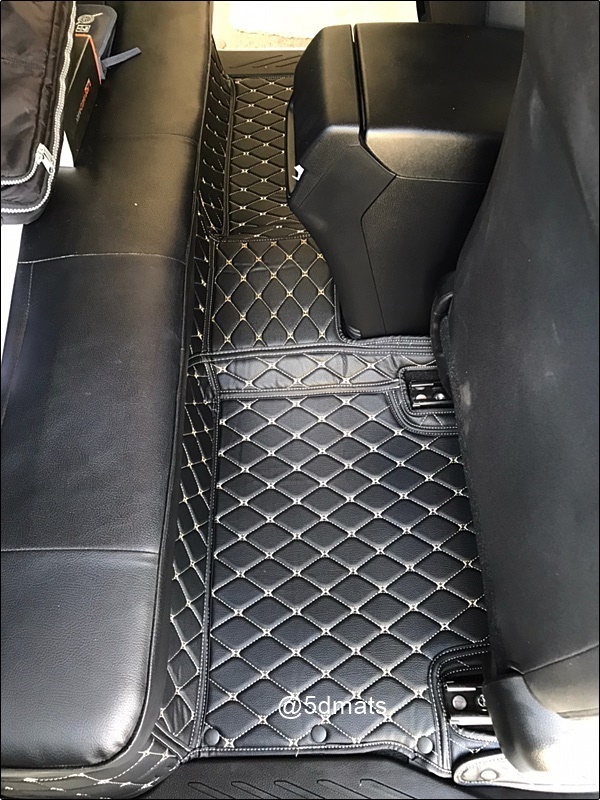 พรมปูพื้นรถยนต์ 6D CHEVROLET COLORADO CAB 2012-18 พรมหนัง6D เกรดA 12มิล เต็มคัน 3ชิ้น