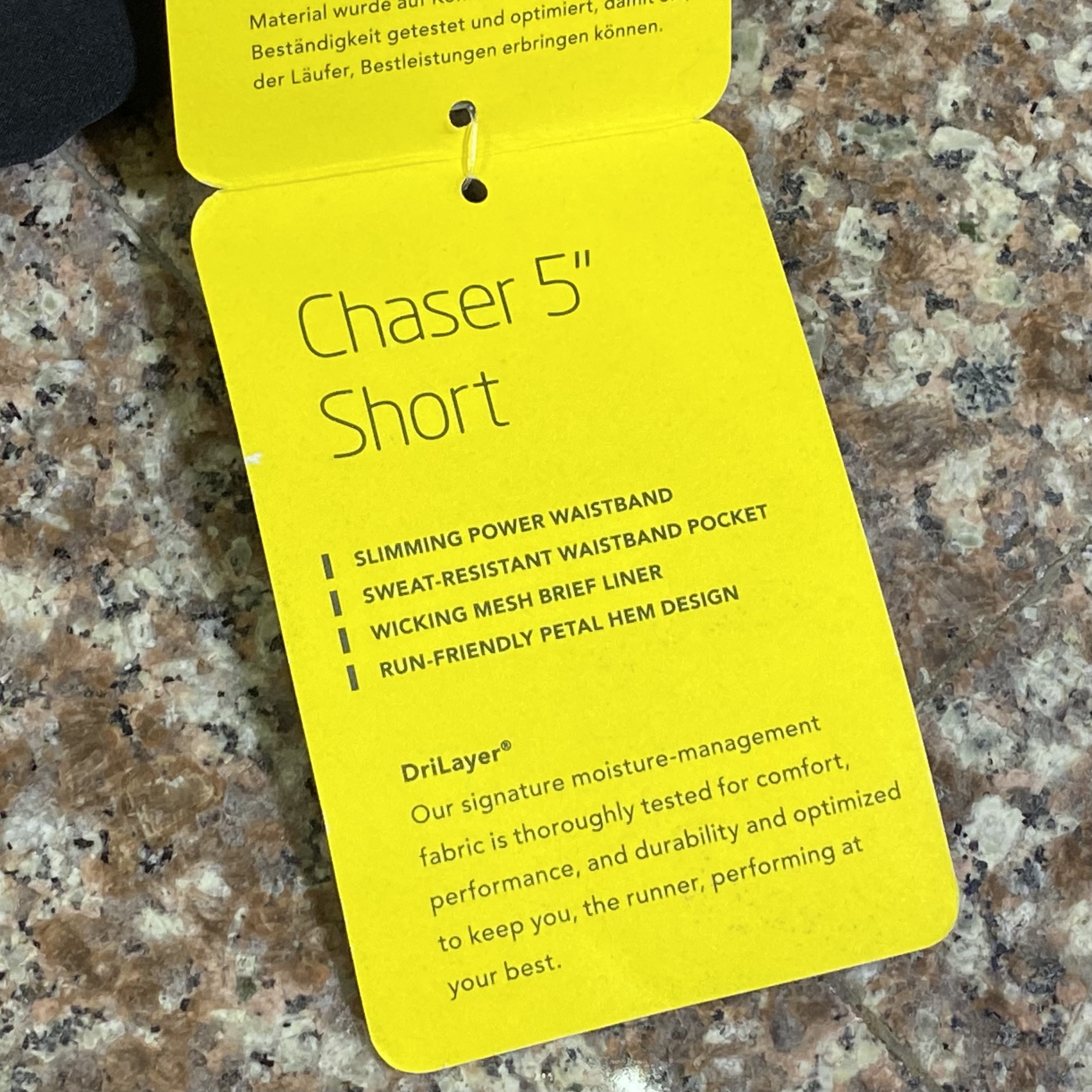 กางเกงวิ่ง Brooks Chaser 5” Running Shorts Women ‘BLACK’ (L,XL)