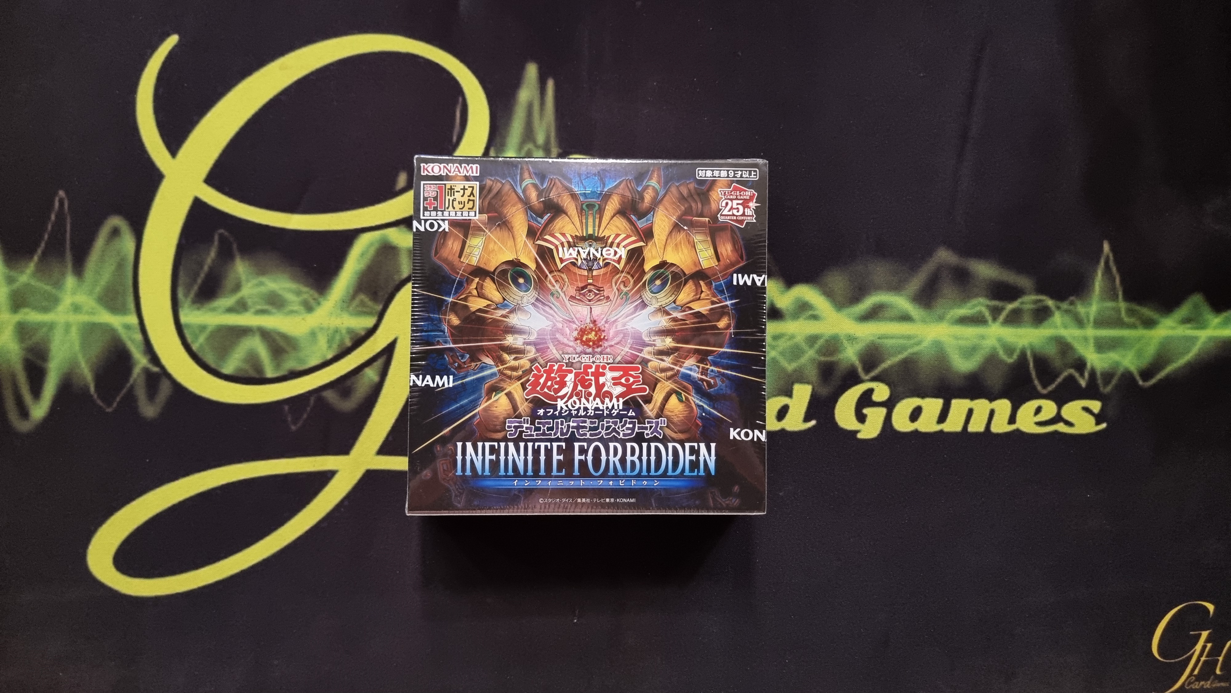 Yugioh [INFO-01BOX] Yu-Gi-Oh's Booster Pack「Infinite Forbidden」แบบ 1 กล่อง (มีซอง+1)