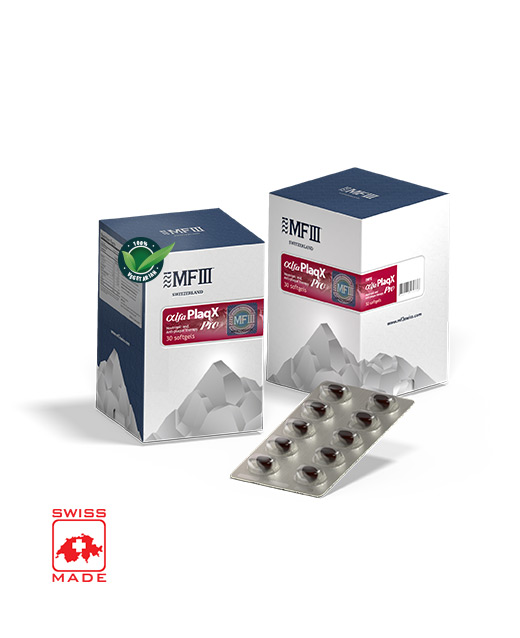 Alfa PlaqX PRO 30 Softgels The Best Defence is a Good Offence. Effects on health – particularly in the heart, mind and liver