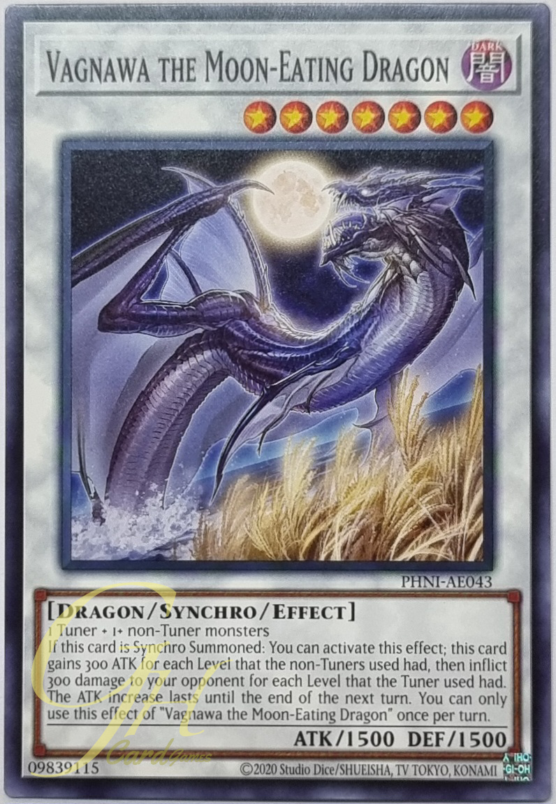 Yugioh [PHNI-AE043] Moonhaze Dragon Vagnawa (Common)