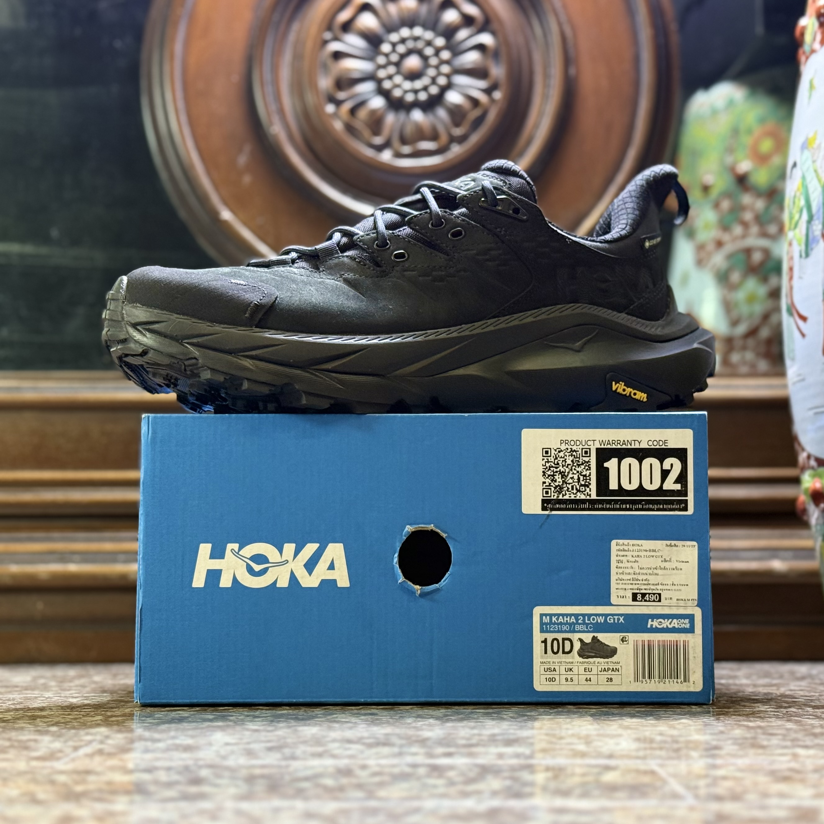 รองเท้าเดินป่า HOKA KAHA 2 Low GTX ‘AllBlack’ (M8.5/9/9.5/10US)