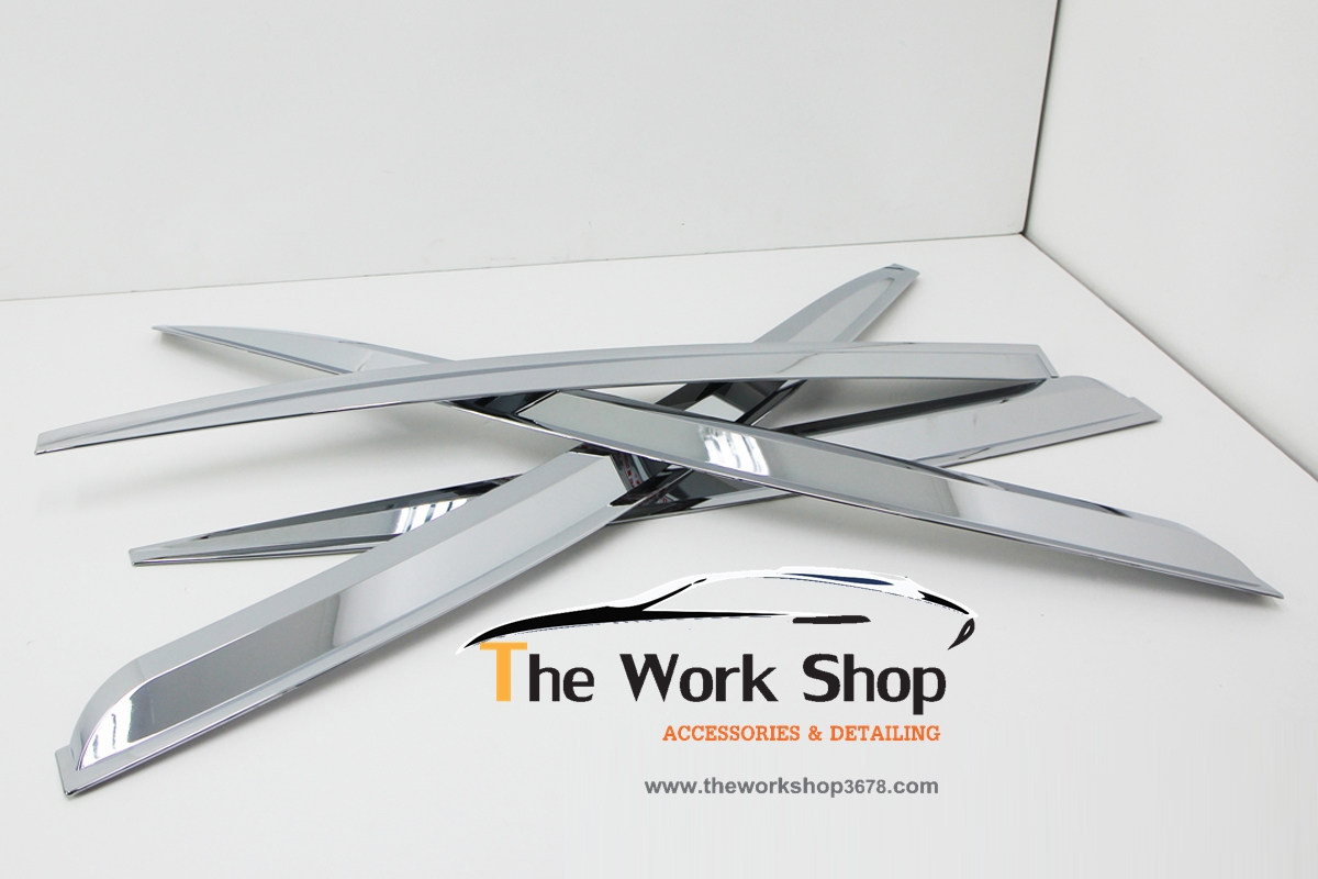 Chrome Door Visor for Rio 4 Door ( กันสาดแบบโครเมี่ยม )