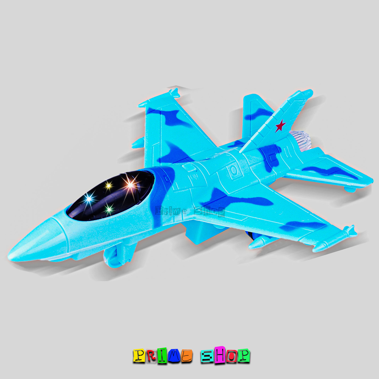 ของเล่นเครื่องบิน F-16 ล้อลาน มีเสียงและไฟ