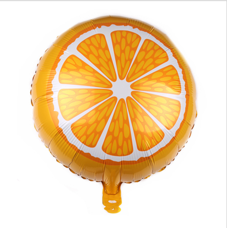 ลูกโป่งฟอยล์ส้ม ขนาด18นิ้ว / Orange Foil Balloon