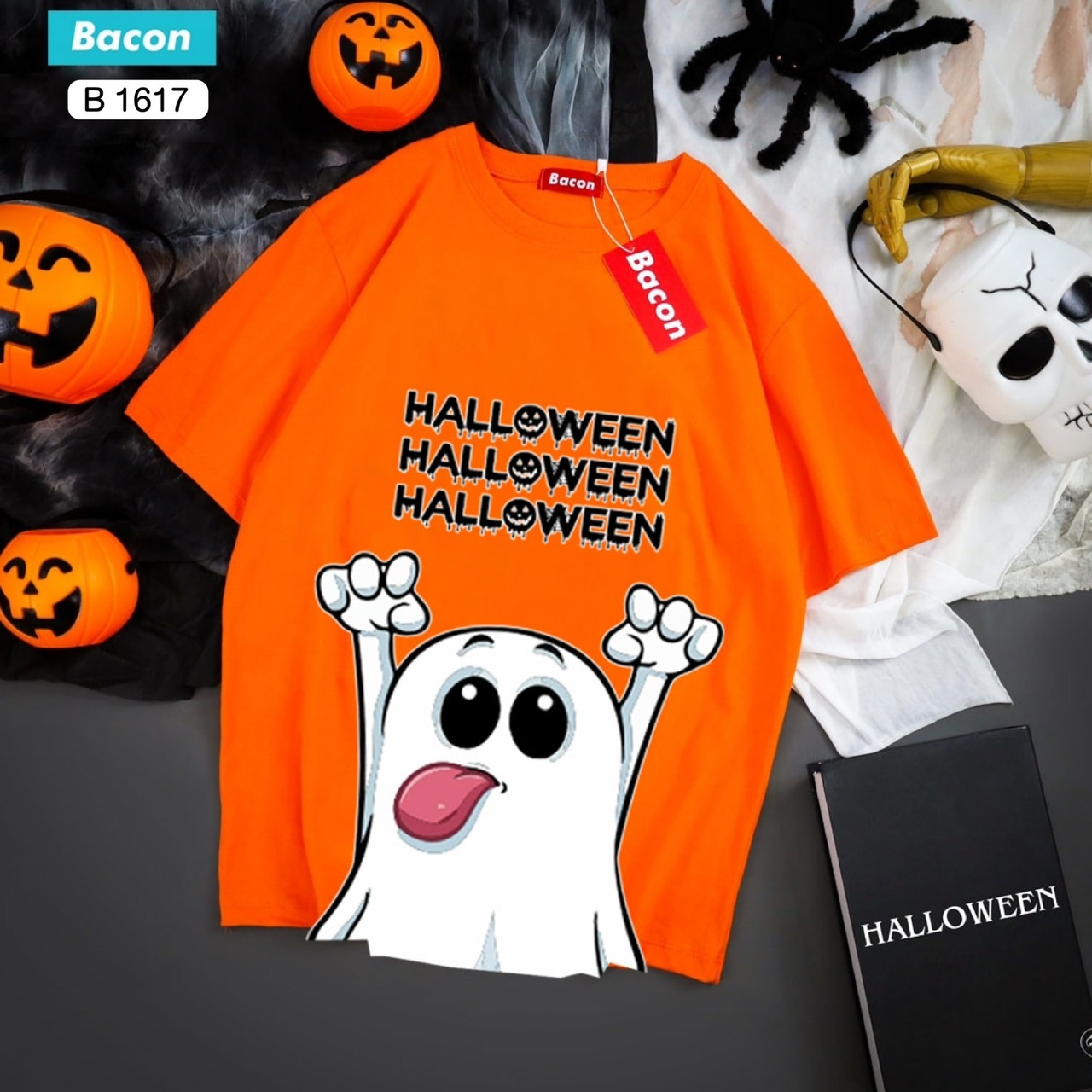 เสื้อHalloweenผีน่ารัก