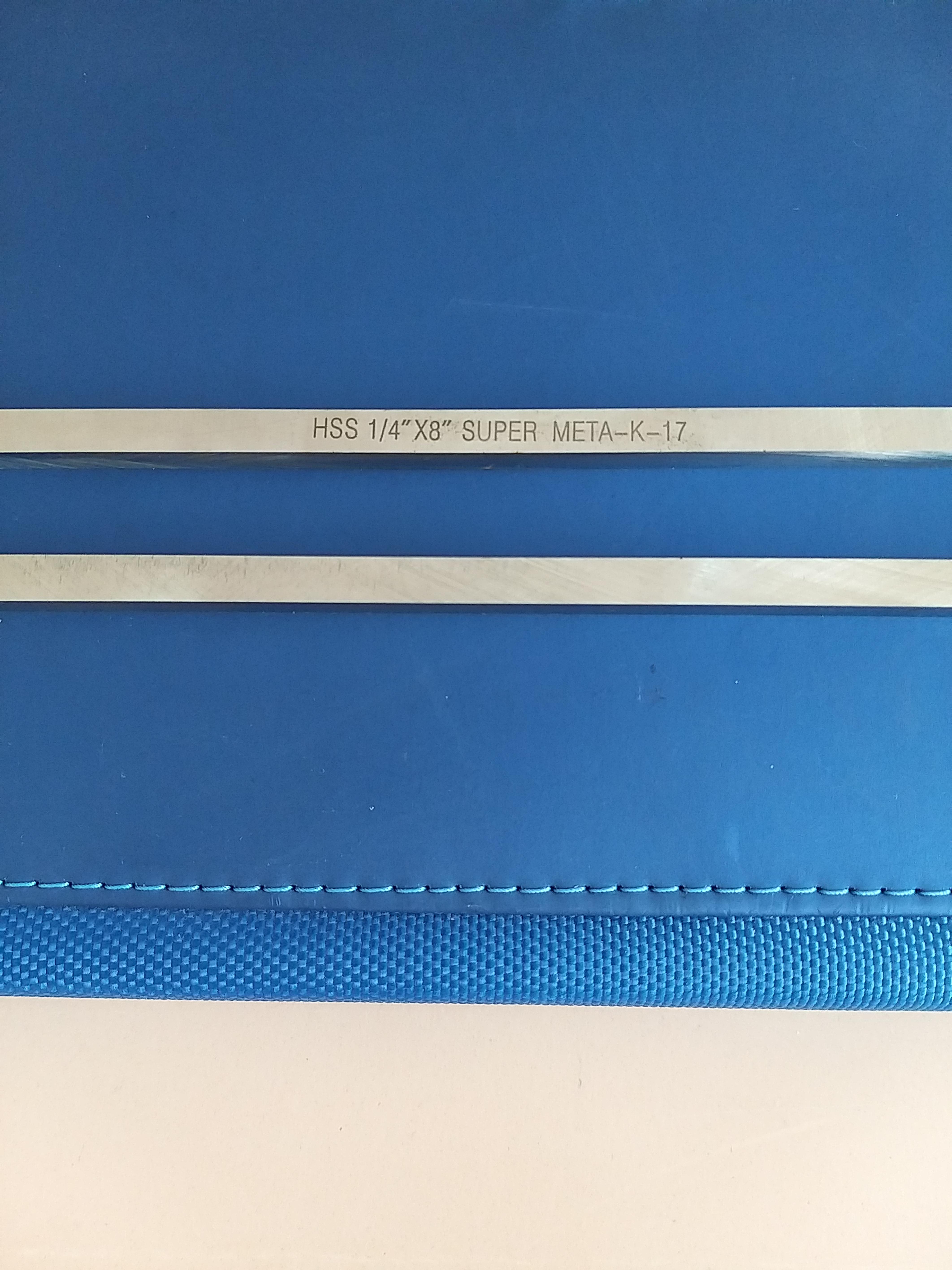 META มีดกลึง เหลี่ยม 1/4" x 8" เกรด K17