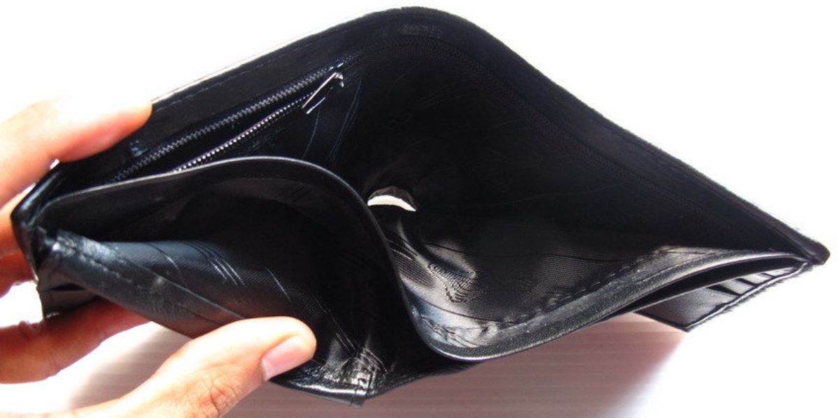 กระเป๋าสตางค์หนังปลากระเบนแท้1ตา แบบสั้น สีดำ