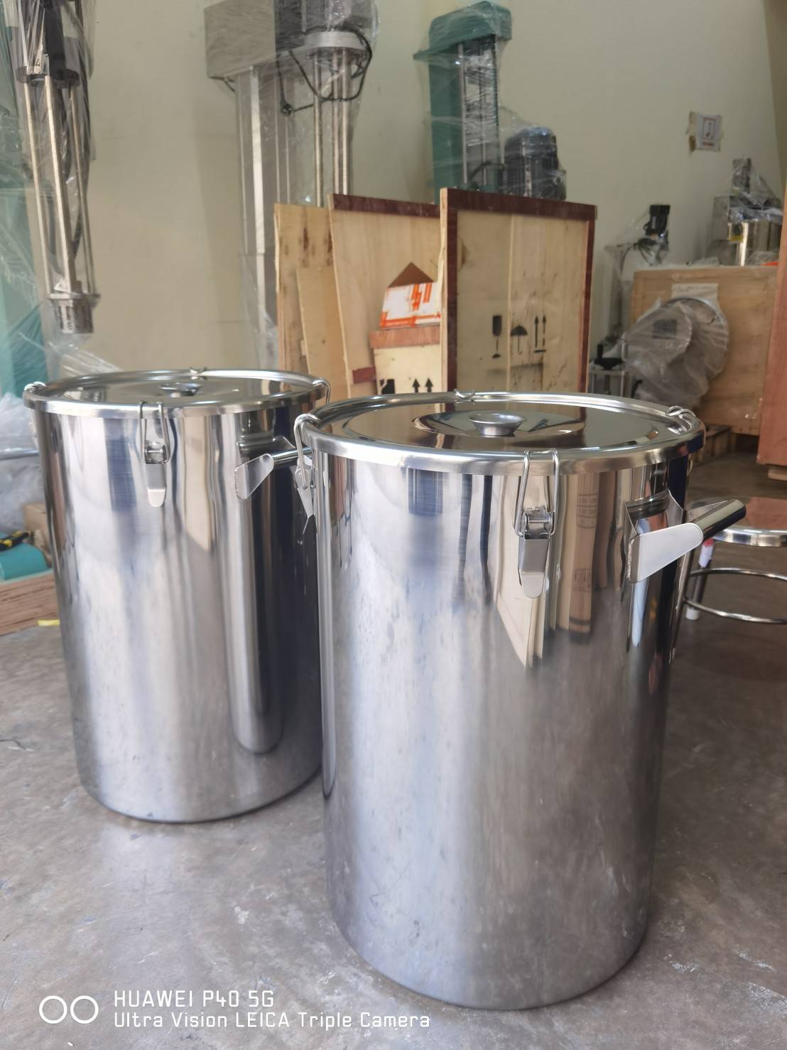 หม้อสแตนเลสเกรด 316 ฝาล็อคสนิท Stainless Steel 316 DH-002