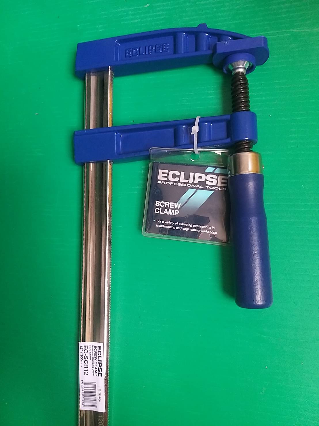 ECLIPSE Screw Clamp ปากกาจับชิ้นงาน ปากกาตัวเอฟงานหนัก F-Clamps 12" (4.3/4") รุ่น EC-SCR12