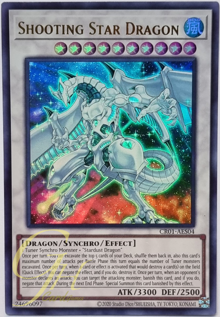 Yugioh [CR01-AES04] Shooting Star Dragon (Ultra Rare)