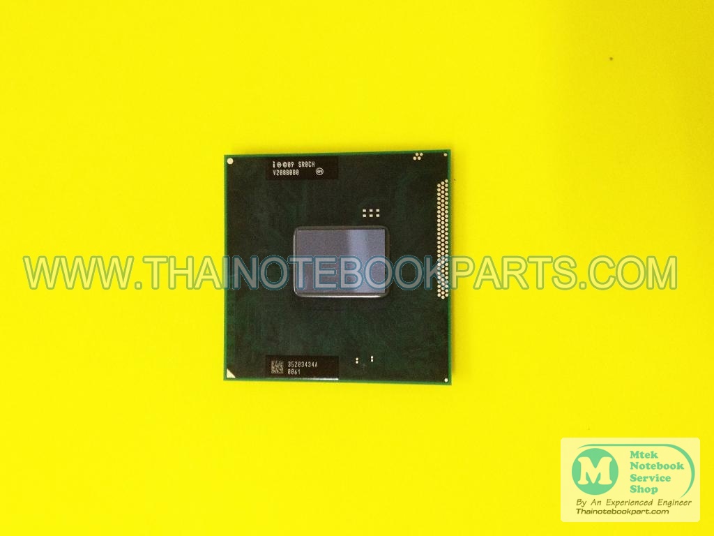 MT08889 ซีพียู Intel core CPU I5-2450M SR0CH Processor Base Frequency 2.50 GHz Cache 3 MB SmartCache Bus Speed 5 GT/s DMI (มือสอง) 2