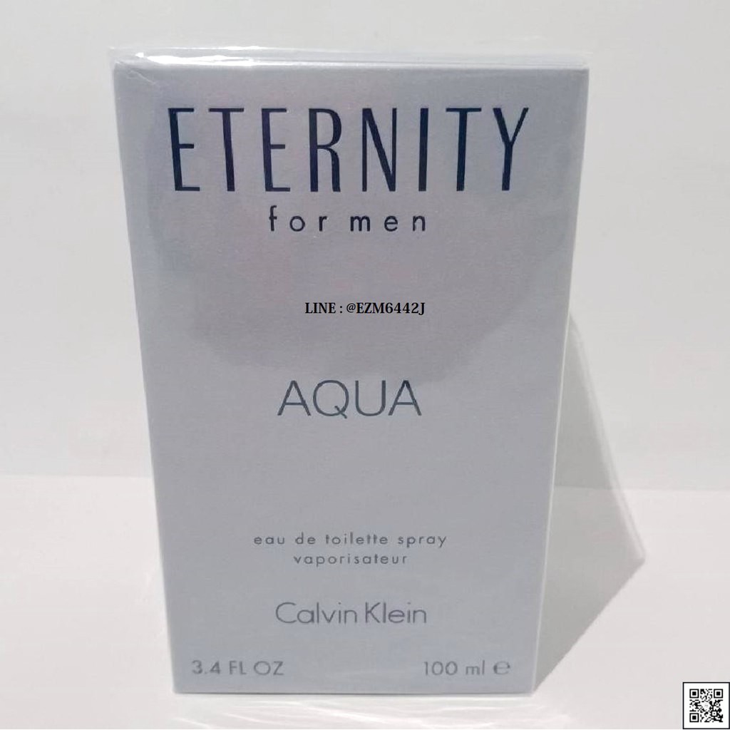 น้ำหอมแท้ CALVIN KLEIN CK ETERNITY AQUA FOR MEN EAU DE TOILETTE SPRAY 200 ML ของใหม่ กล่องซีล เหมือนกับห้าง