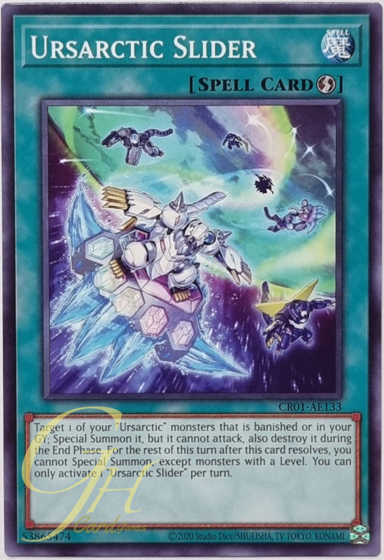 Yugioh [CR01-AE133] Ursarctic Slider (Common)