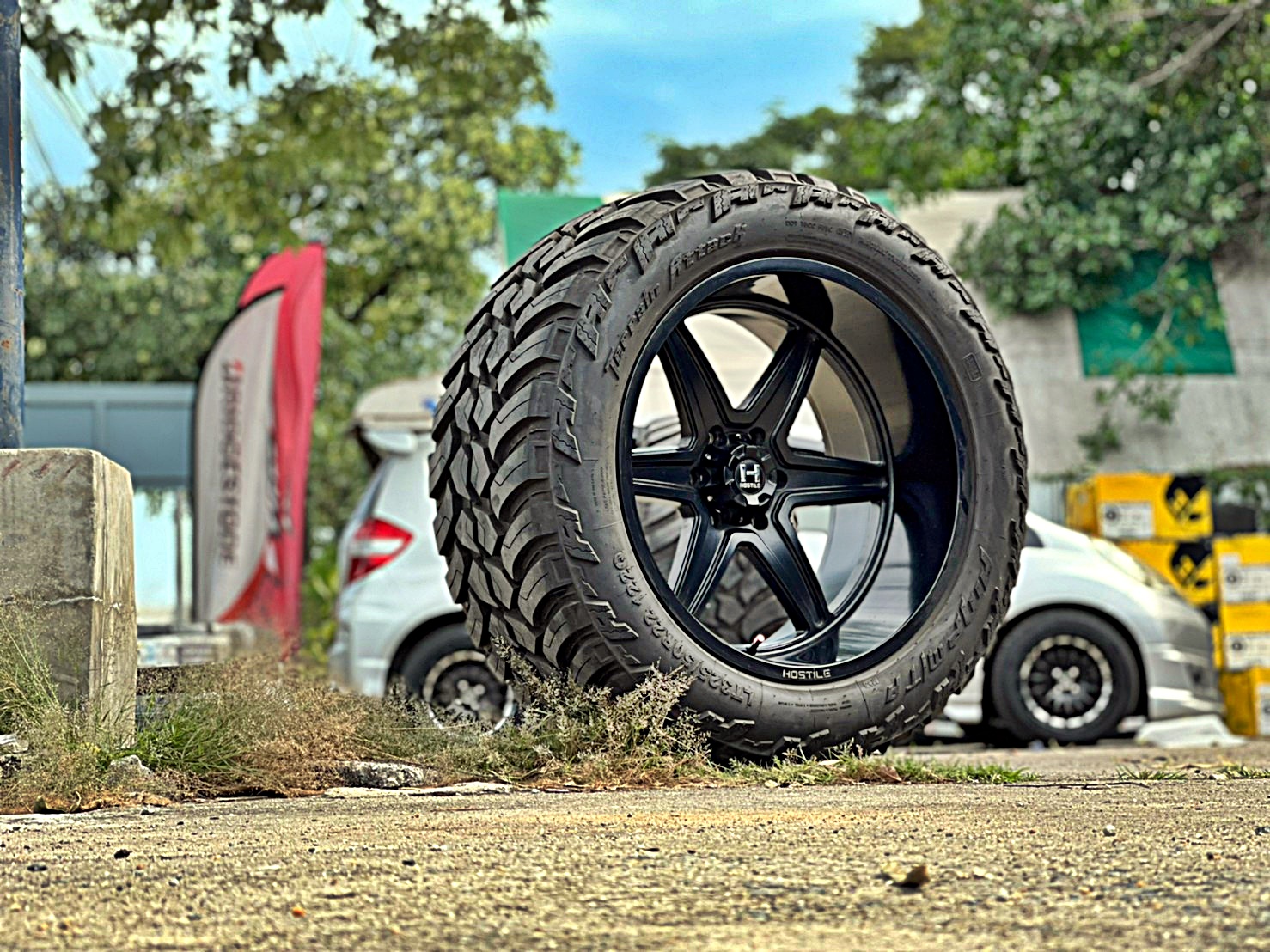 FORD RANGER ล้อ HOSTILE H117 ขอบ22 ที่ STEP9