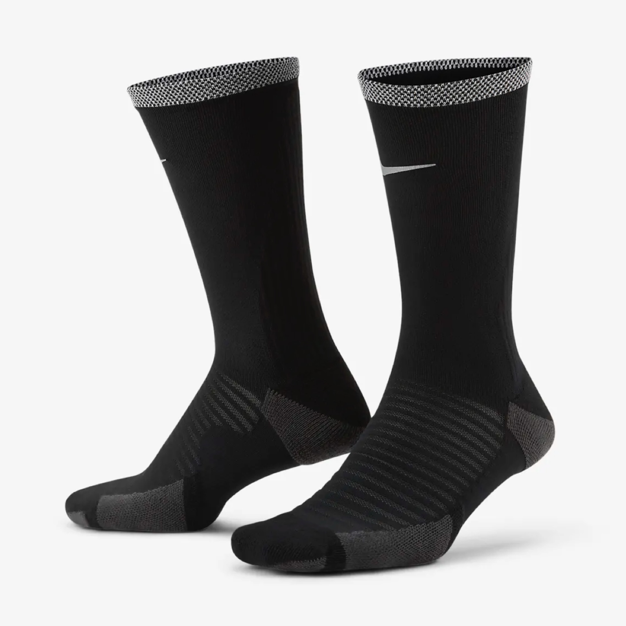 ถุงเท้าวิ่ง Nike Spark Cushioned Crew Running Socks ‘BLACK’ (M,L)