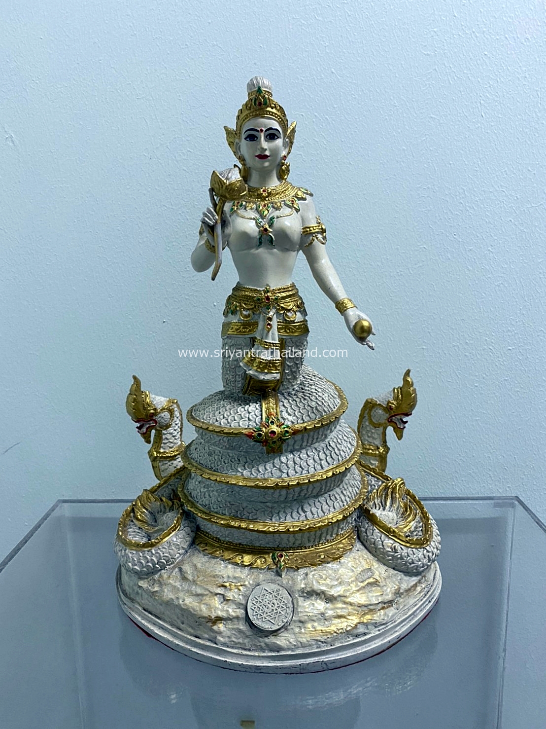 แม่ย่าศรีปทุมมา สูง 14 นิ้ว ขาว