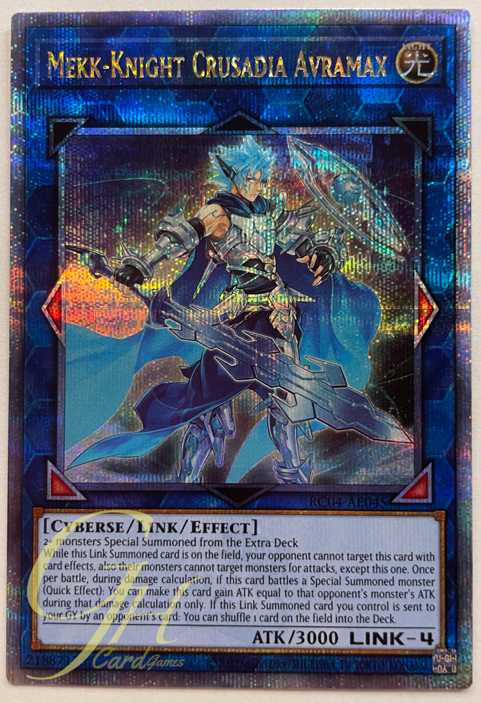 Yugioh [RC04-AE045] Mekk-Knight Crusadia Avramax (Quarter Secret Rare)