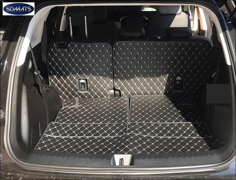 พรมปูพื้นรถยนต์ 6D CHEVROLET CAPTIVA (ปี2011-17) พรมหนัง6D เกรดA 12มิล รวมแผ่นท้าย ปิดเบาะ เต็มคัน 9ชิ้น