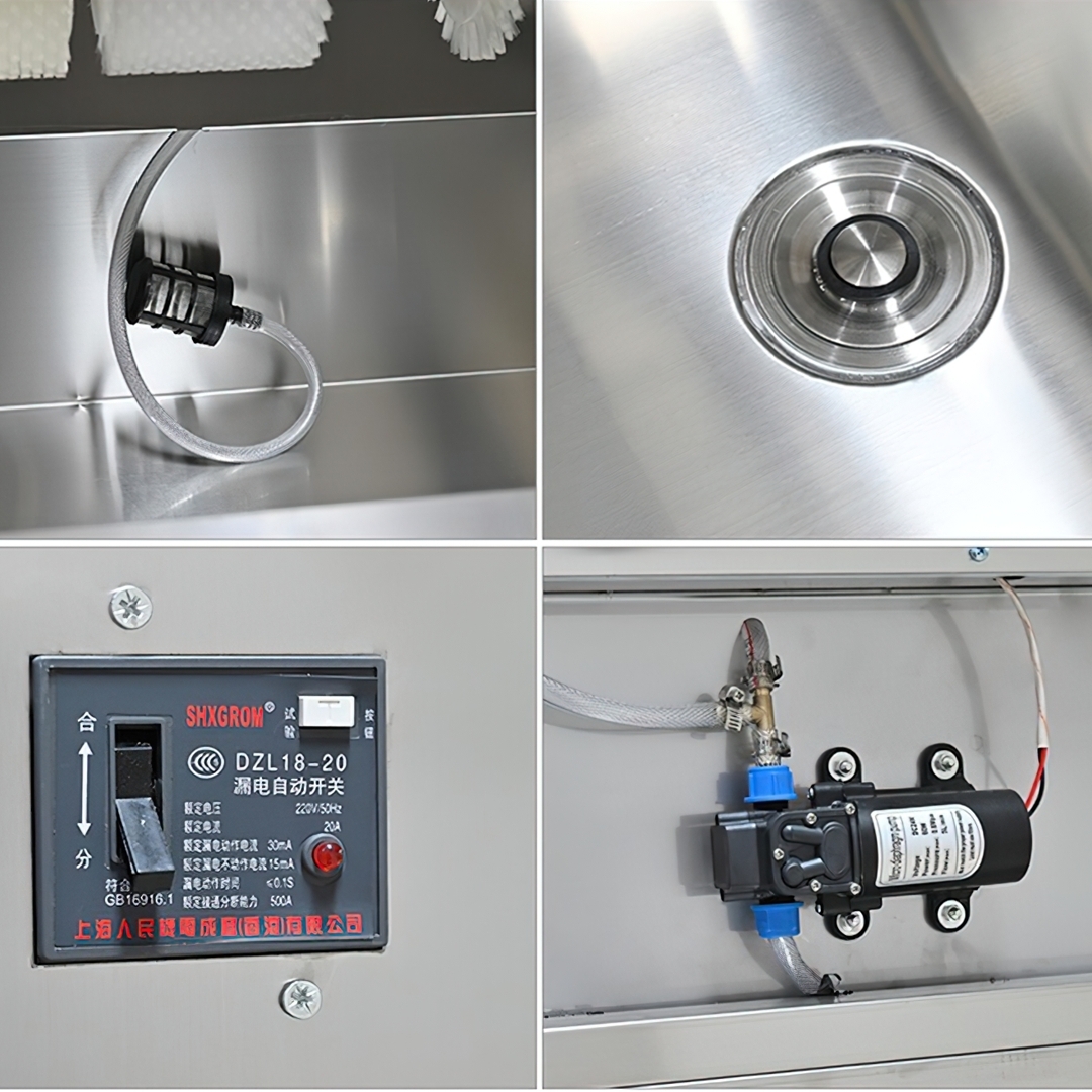 🌈15930 เครื่องทำความสะอาด ซักสิ่งสกปรกออกจากรองเท้า กึ่งอัตโนมัติ รุ่น Q-88