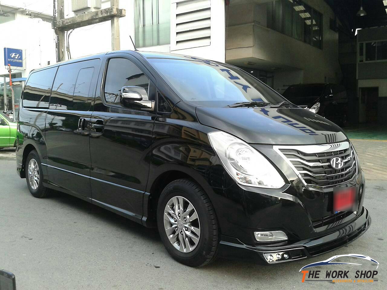 Front + Rear Skirt with LED For H-1 (สเกิร์ตหน้า+สเกิร์ตหลัง แบบมีไฟ LED สำหรับ H1)