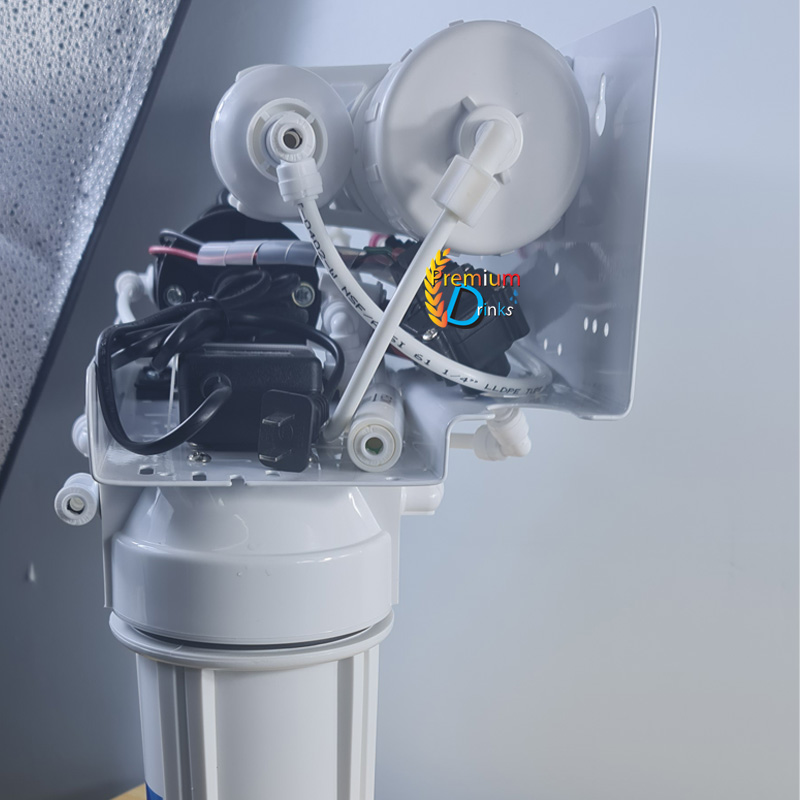 ชุดถังกรองน้ำภายในบ้าน2ถังขนาดจุสาร100ลิตร+เครื่องกรองน้ำระบบRO