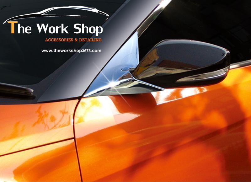 A Pillar Molding for Veloster ( โครเมี่ยมแต่งฐานกระจก )